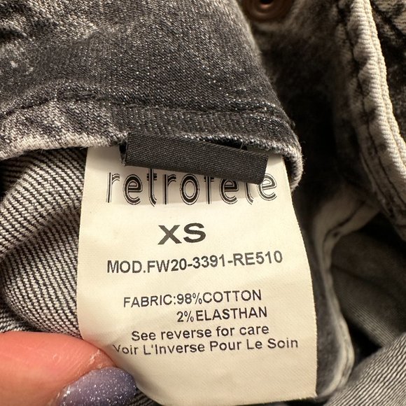 Revolve Retrofete Willa Skirt Light Acid Grey XS - Picture 6 of 7